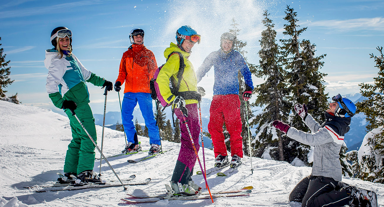 Spaß auf der Piste