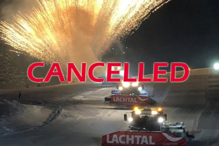 Silvesterfeuerwerk und Pistenshow