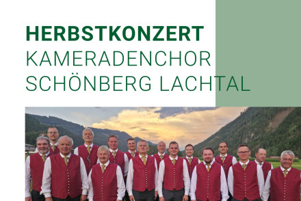 Herbstkonzert des Kameradenchor Schönberg Lachtal